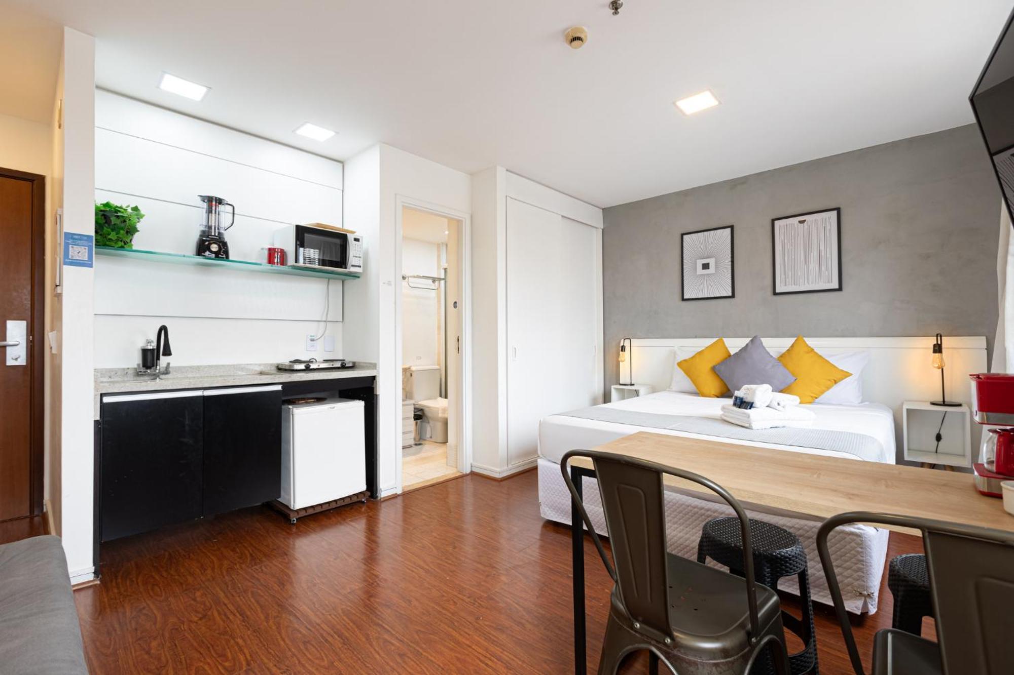 Apartamento Easy Star - Flat Na Olimpia Aconchegante E Iluminado - Mh02h São Paulo